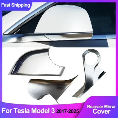 Coque Rétroviseur Tesla Model 3 2017-2025 Highland Cache - vue de profil - Becquet Voiture