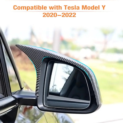 Coque Rétroviseur Tesla Model Y 2020-2023 - vue de profil - Becquet Voiture