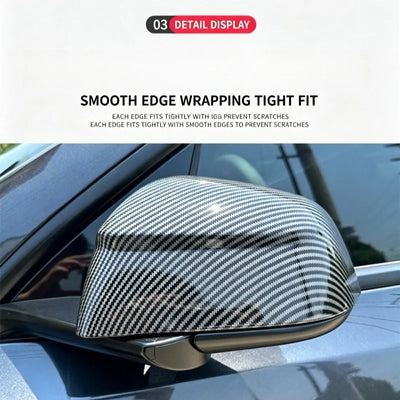 Coque Rétroviseur Tesla Model Y Juniper 2025-2026 - installé sur véhicule - Becquet Voiture