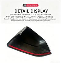 Coque Rétroviseur Tesla Model Y Juniper 2025-2026 - vue de trois-quarts - Becquet Voiture