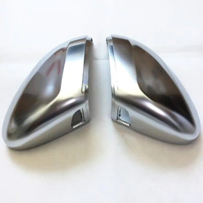 Coque rétroviseur Volkswagen Passat B8 chrome argenté - vue de profil - Becquet Voiture
