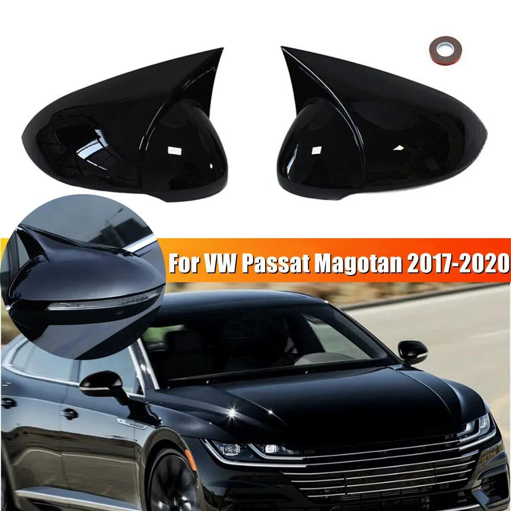 Coque rétroviseur Volkswagen Passat B8 personnalisée - vue de face - Becquet Voiture