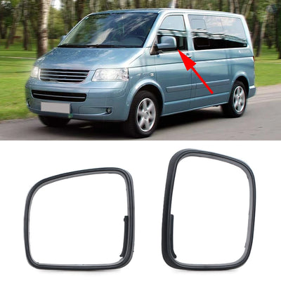 Coque Rétroviseur Volkswagen Transporter T5 Caddy - vue de face - Becquet Voiture