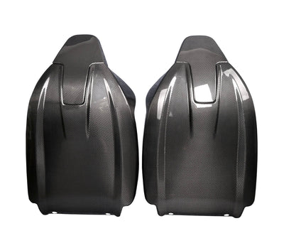 Coque Siège Arrière Fibre Carbone BMW G80 G82 G87 - vue de face - Becquet Voiture
