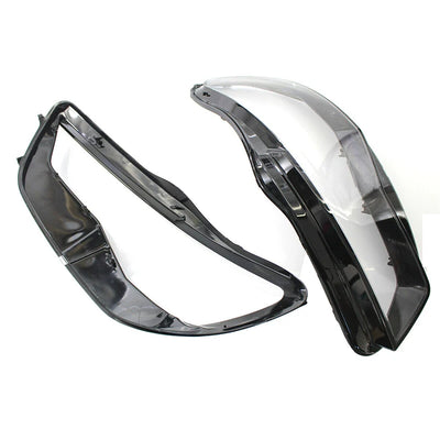 Coque Transparente de Phare Audi A6L C7 2016-2018 - vue de trois-quarts - Becquet Voiture