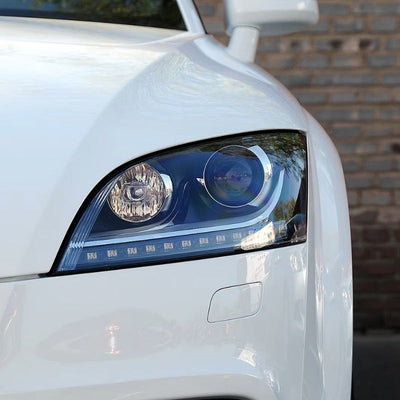 Coque Vitre Phare Audi TT Mk2 - vue de profil - Becquet Voiture
