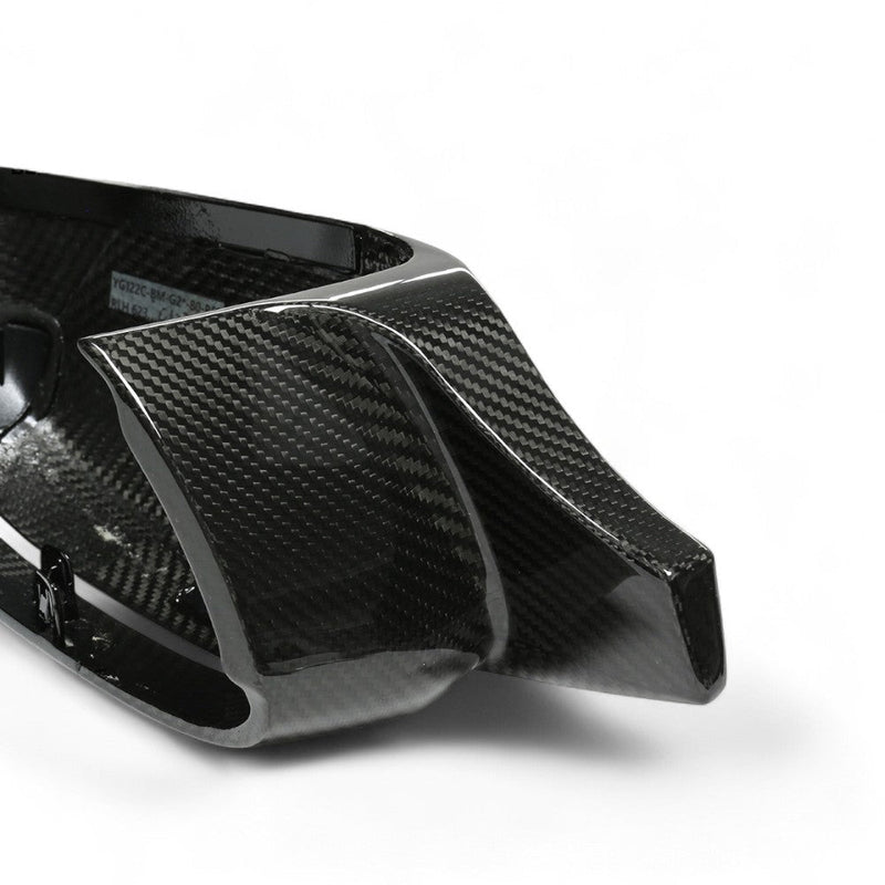Carbon-Gehäuse BMW M3 G80 G81 2020-2025 - am Fahrzeug montiert - Becquet Voiture