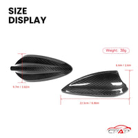 Coques d'Antenne Carbone BMW F30 G20 G30 - packshot studio - Becquet Voiture