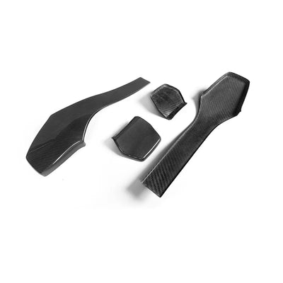 Coques de Dossier de Siège Carbone BMW M3 F80 M4 F82 - installé sur véhicule - Becquet Voiture