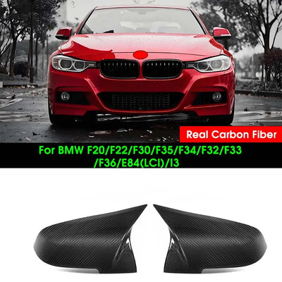 Coques de Rétroviseur Carbone BMW F20 F22 F30 F32 F36 - vue de face - Becquet Voiture