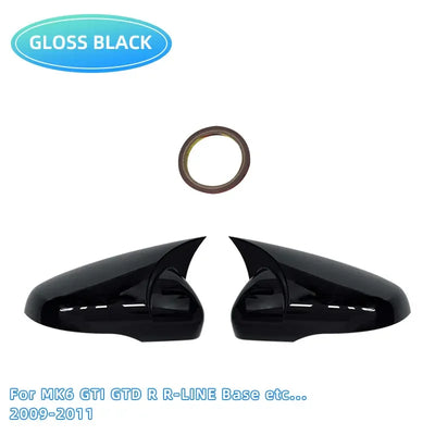 Coques de Rétroviseur Carbone Volkswagen Golf 6 et 7 GTI GTD - vue arrière - Becquet Voiture