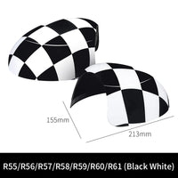 Mini Cooper R55 to R61 Wing Mirror Caps - in use - Becquet Voiture