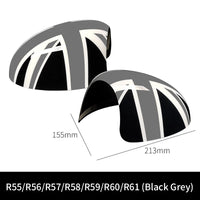 Mini Cooper R55 to R61 Wing Mirror Caps - front view 2 - Becquet Voiture