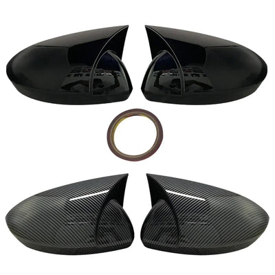Coques de Rétroviseur Renault Megane 4 2016-2020 Noir Brillant - vue arrière - Becquet Voiture