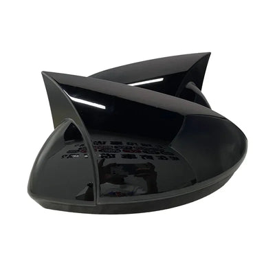 Coques de Rétroviseur Renault Megane 4 2016-2020 Noir Brillant - vue de trois-quarts - Becquet Voiture