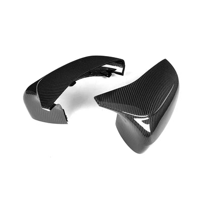 Coques de Rétroviseurs BMW M5 F90 Carbone (Paire) - vue de trois-quarts - Becquet Voiture