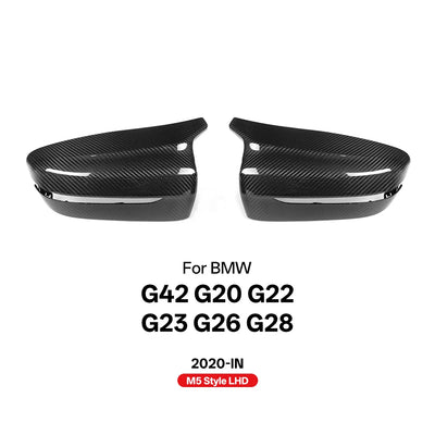 Coques de Rétroviseurs Carbone BMW G20 G22 G42 M4 Style 2020+ - détail du montage - Becquet Voiture