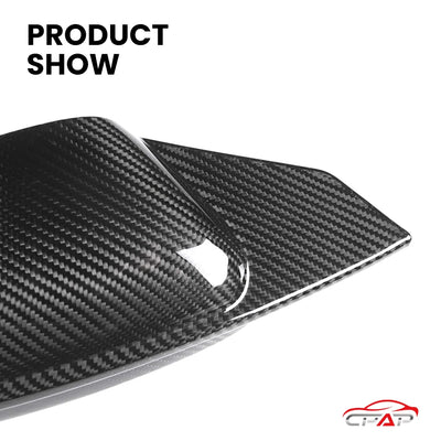 Coques de Rétroviseurs Carbone BMW G20 G22 G42 M4 Style 2020+ - installé sur véhicule - Becquet Voiture