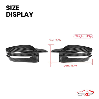 Coques de Rétroviseurs Carbone BMW G20 G22 G42 M4 Style 2020+ - packshot studio - Becquet Voiture