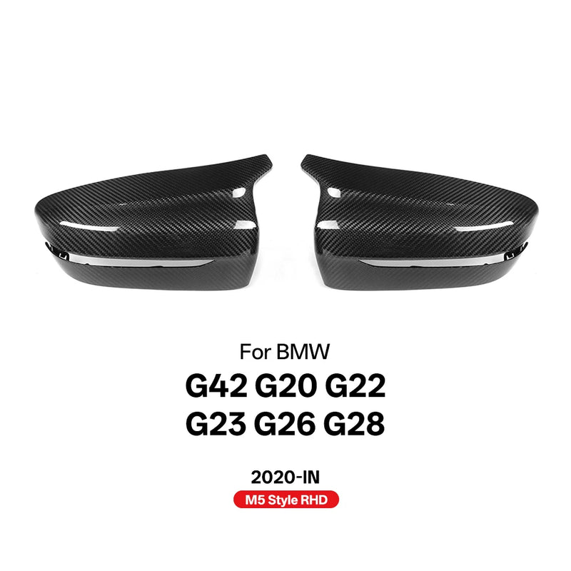 Coques de Rétroviseurs Carbone BMW G20 G22 G42 M4 Style 2020+ - vue rapprochée - Becquet Voiture