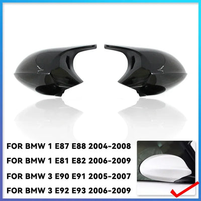 Coques de Rétroviseurs Carbone BMW Série 1 et 3 E90 E92 - vue de dessus - Becquet Voiture