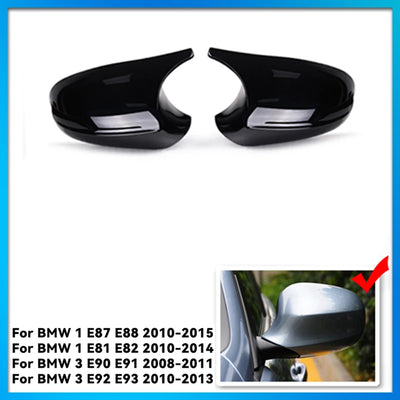 Coques de Rétroviseurs Carbone BMW Série 1 et 3 E90 E92 - vue de face 2 - Becquet Voiture