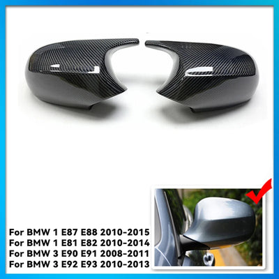 Coques de Rétroviseurs Carbone BMW Série 1 et 3 E90 E92 - vue de profil 2 - Becquet Voiture
