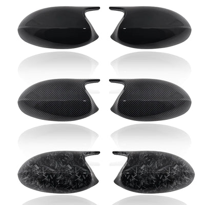 Coques de Rétroviseurs Carbone BMW Série 1 et 3 E90 E92 - vue de trois-quarts - Becquet Voiture