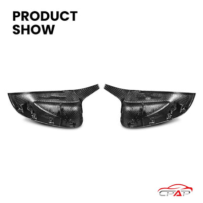 Coques de Rétroviseurs Carbone BMW X3 X4 X5 X6 X7 Style M 2019+ - installé sur véhicule - Becquet Voiture