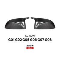Coques de Rétroviseurs Carbone BMW X3 X4 X5 X6 X7 Style M 2019+ - vue rapprochée - Becquet Voiture