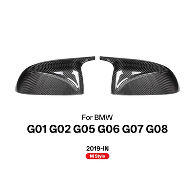 Coques de Rétroviseurs Carbone BMW X3 X4 X5 X6 X7 Style M 2019+ - vue rapprochée - Becquet Voiture
