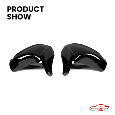 Coques de Retroviseurs Noir Brillant Infiniti Q50 Q60 2014-2024 - vue arrière - Becquet Voiture