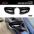 Coques de Retroviseurs Noir Brillant Infiniti Q50 Q60 2014-2024