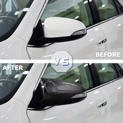Coques de Rétroviseurs Toyota Yaris 2012-2019 - vue de profil - Becquet Voiture
