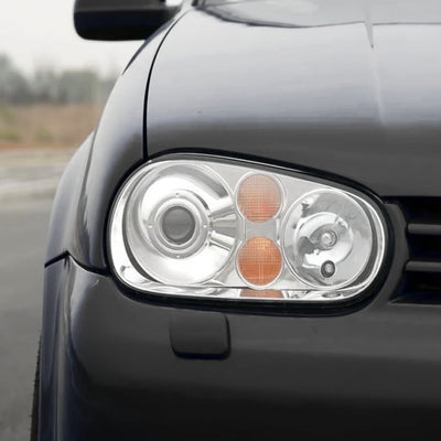 Coques Phare VW Golf 4 GTI Polycarbonate - vue de profil - Becquet Voiture