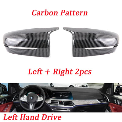 Coques Rétroviseur BMW Série 3 4 5 7 8 G20 G30 Carbone - vue de face 5 - Becquet Voiture