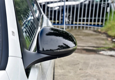 Coques Rétroviseur Carbone Mercedes Classe C E S GLC - vue de face 2 - Becquet Voiture