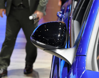 Coques Rétroviseur Carbone Mercedes Classe C E S GLC - vue de profil 2 - Becquet Voiture