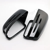 Coques Rétroviseur Mercedes A B C E S CLA GLA Noir Brillant - packshot studio - Becquet Voiture