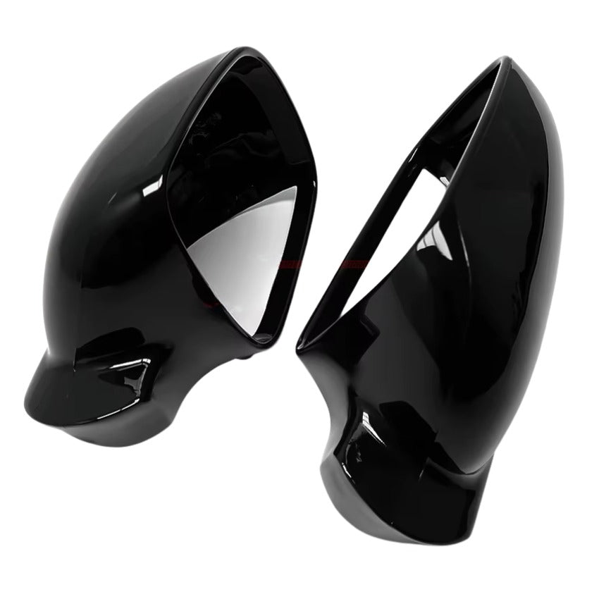 Coques Rétroviseur VW Golf 4 MK4 GTI R32 Noir - vue de face - Becquet Voiture