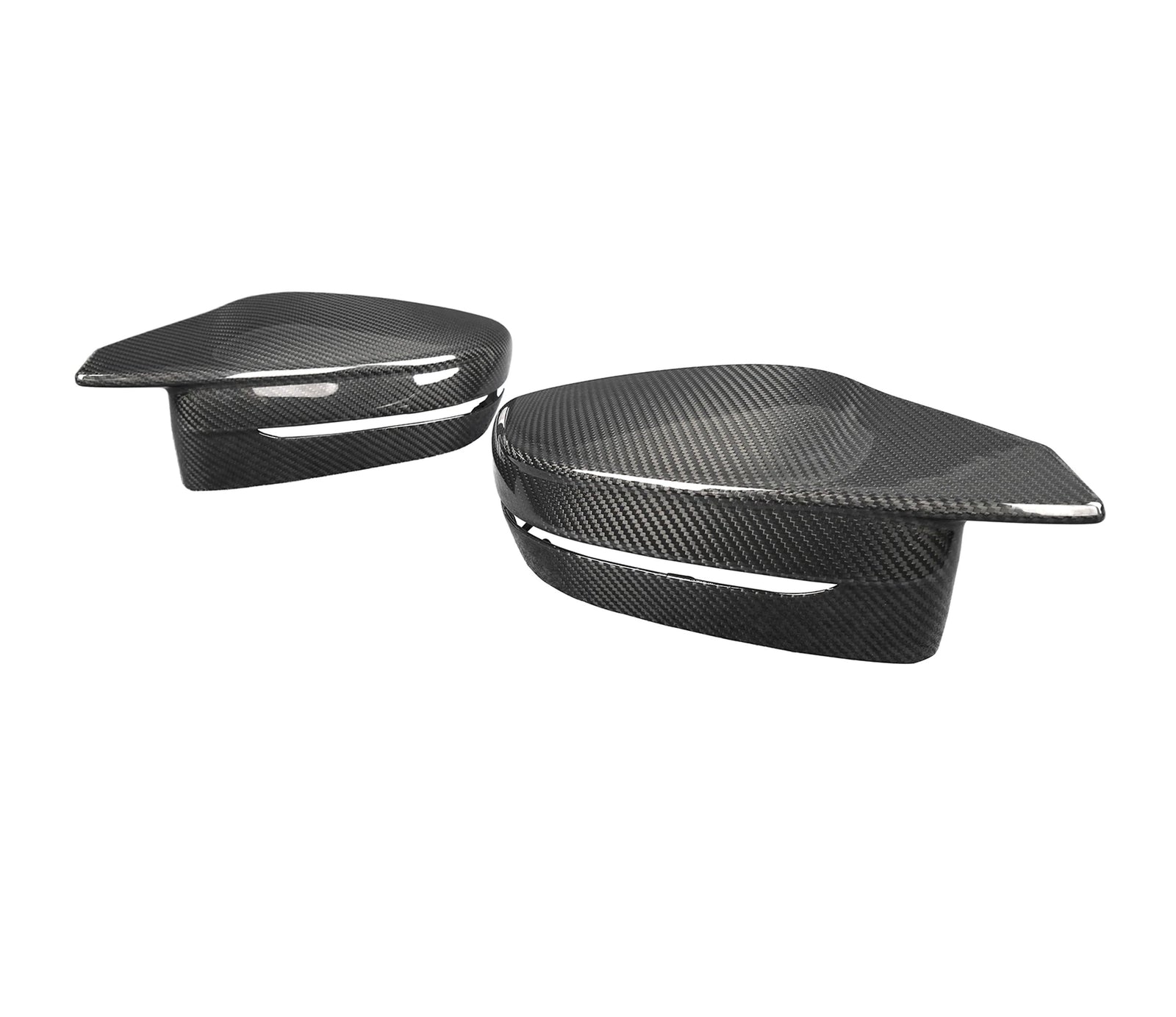 Coques Rétroviseurs ABS Carbone BMW G80 G82 G87 - vue de face - Becquet Voiture