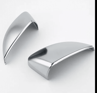 Coques rétroviseurs Audi A3 8V chrome argent mat - installé sur véhicule - Becquet Voiture