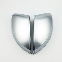 Audi A3 8V matte silver chrome mirror caps - rear view - Becquet Voiture