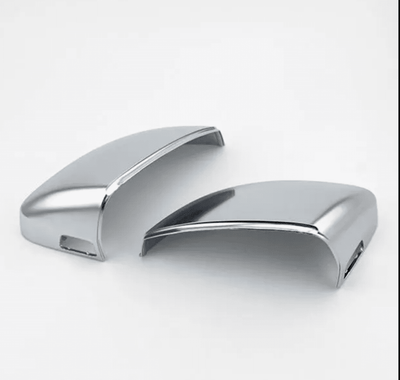 Coques rétroviseurs Audi A3 8V chrome argent mat - vue de trois-quarts - Becquet Voiture