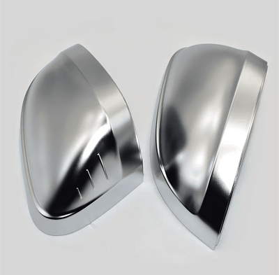 Coques rétroviseurs Audi A4 B9 chrome argent mat - vue arrière - Becquet Voiture