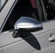Coques rétroviseurs Audi A4 B9 chrome argent mat
