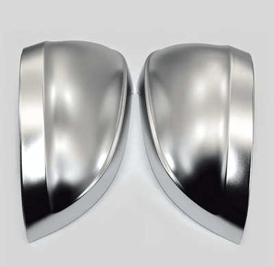 Coques rétroviseurs Audi A4 B9 chrome argent mat - vue de profil - Becquet Voiture