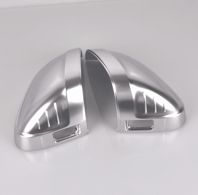 Coques rétroviseurs Audi A4 B9 chrome argent mat - vue de trois-quarts - Becquet Voiture