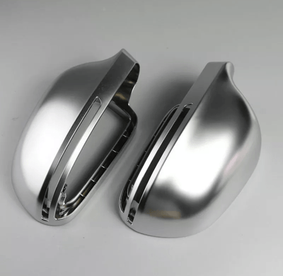 Coques rétroviseurs Audi A5 B8 chrome argent mat - vue de profil - Becquet Voiture