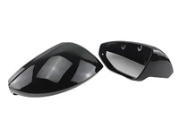 Coques rétroviseurs Audi A6 S6 RS6 C8 - Noir brillant - vue de trois-quarts - Becquet Voiture